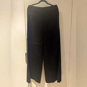 J Crew Collection Black Wide Leg Pants